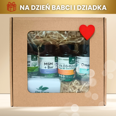 zestaw prezentowy senior max d3 k2 4000 iu ginkgo biloba msm bor omega 3 organizer na tabletki gratis